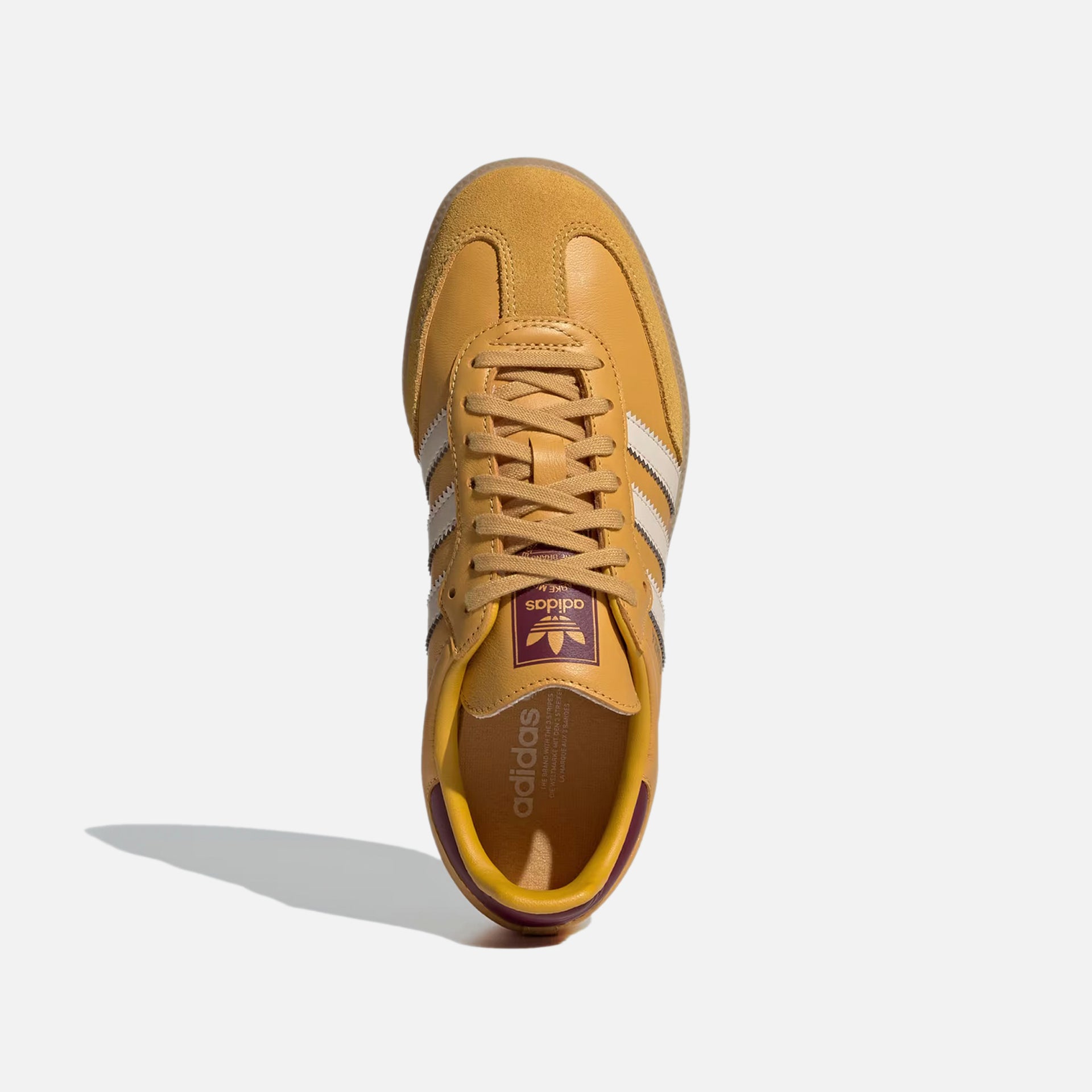 adidas Junior Samba OG - Yellow / Crystal Sand / Shadow Red