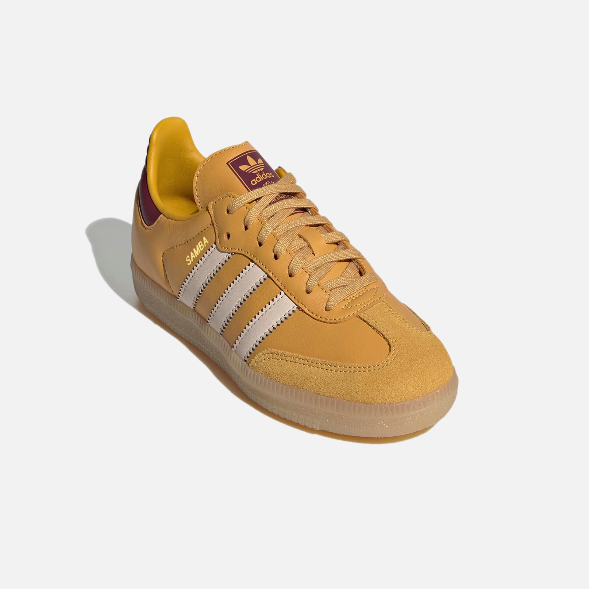 adidas Junior Samba OG - Yellow / Crystal Sand / Shadow Red