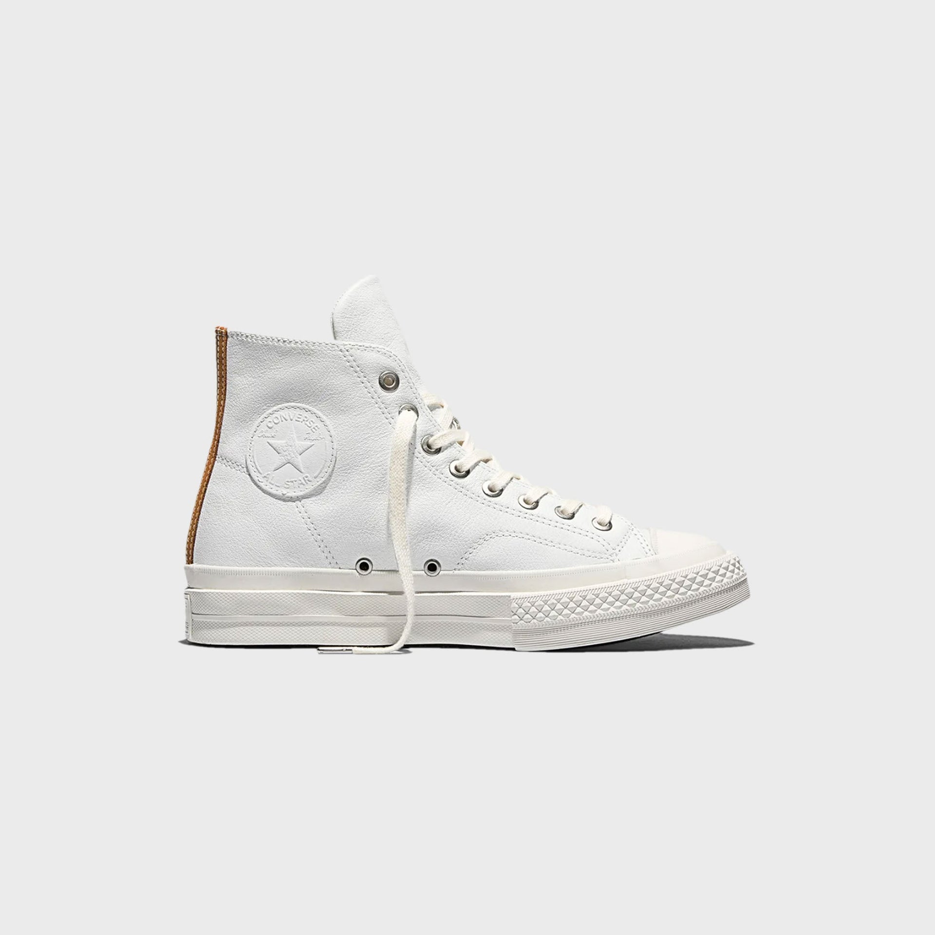 Converse First String Premium Leather - Cream / Brown