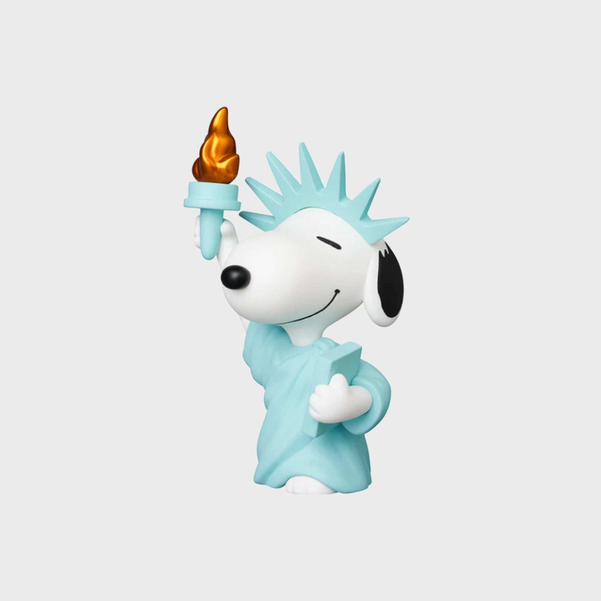 BearBrick Peanuts Series 17 Statue Of Liberty Snoopy