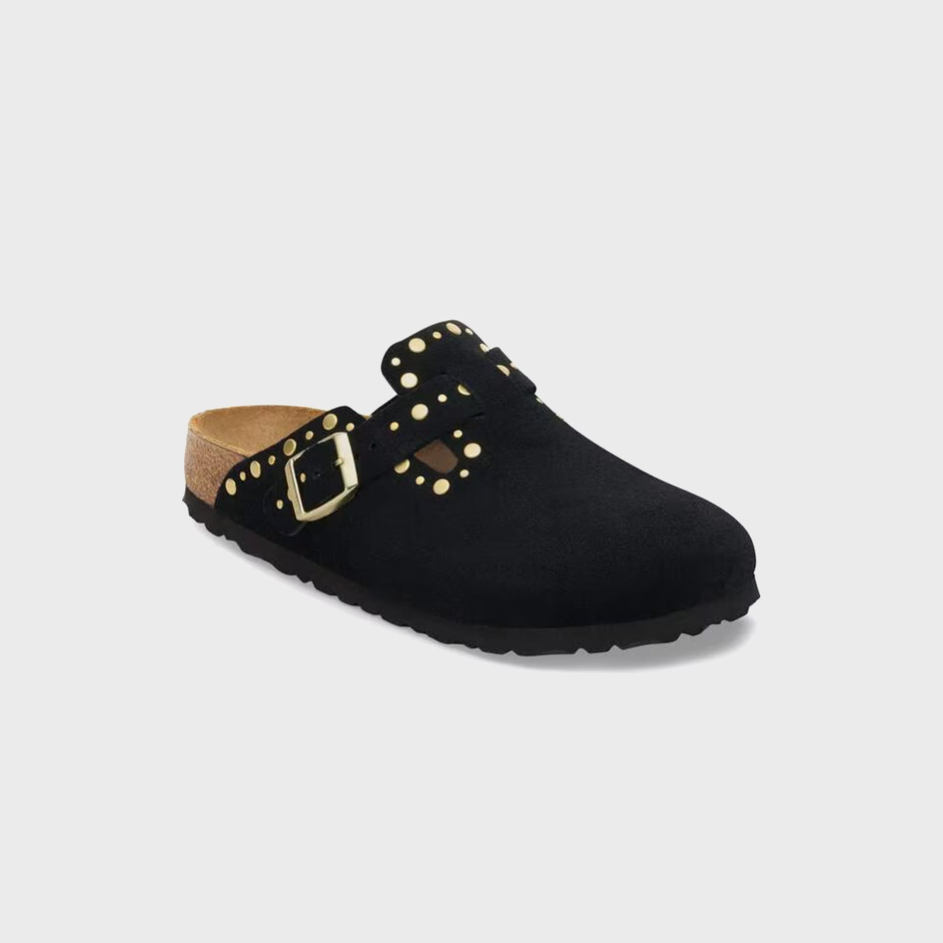 Birkenstock WMNS Boston Rivets - Black