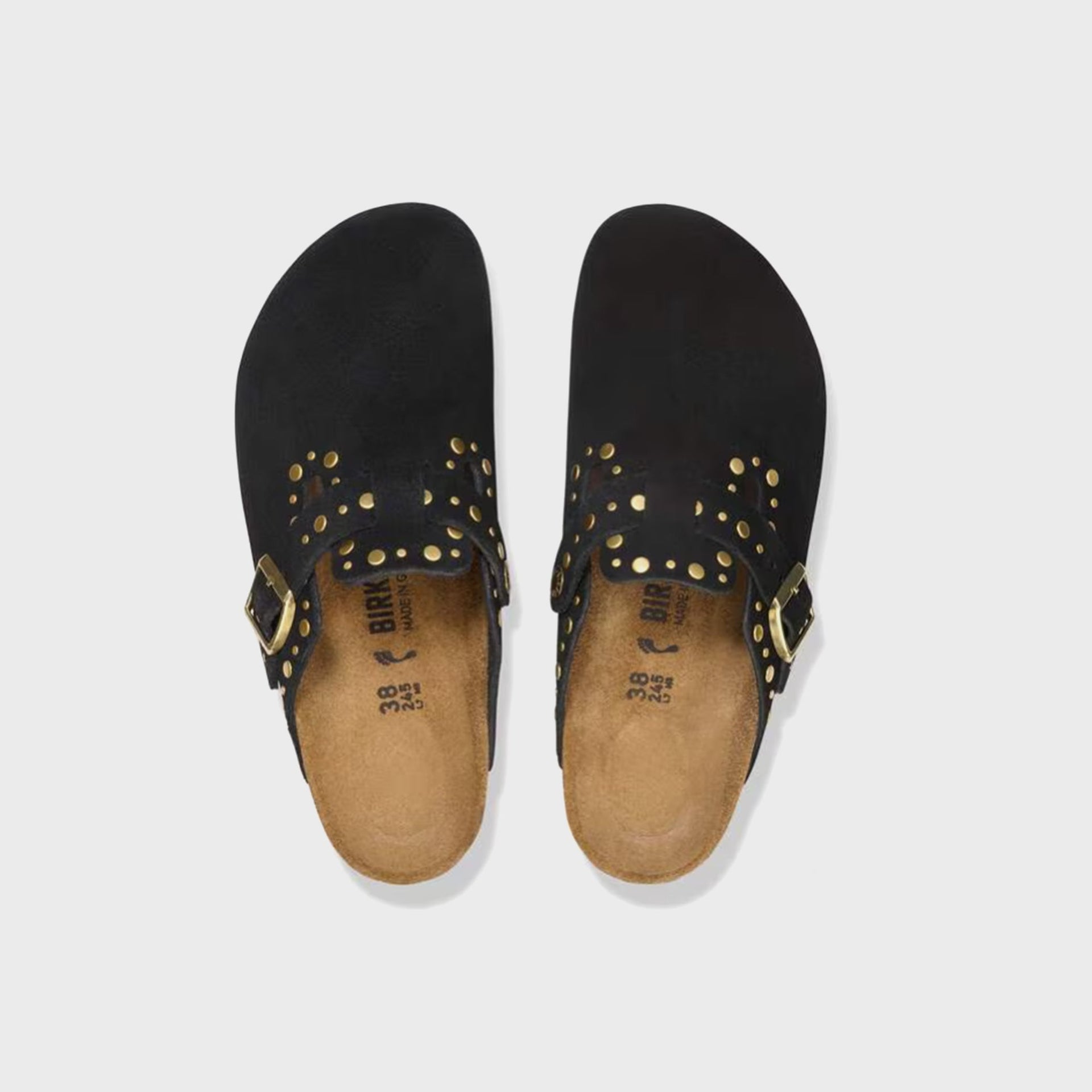 Birkenstock WMNS Boston Rivets - Black