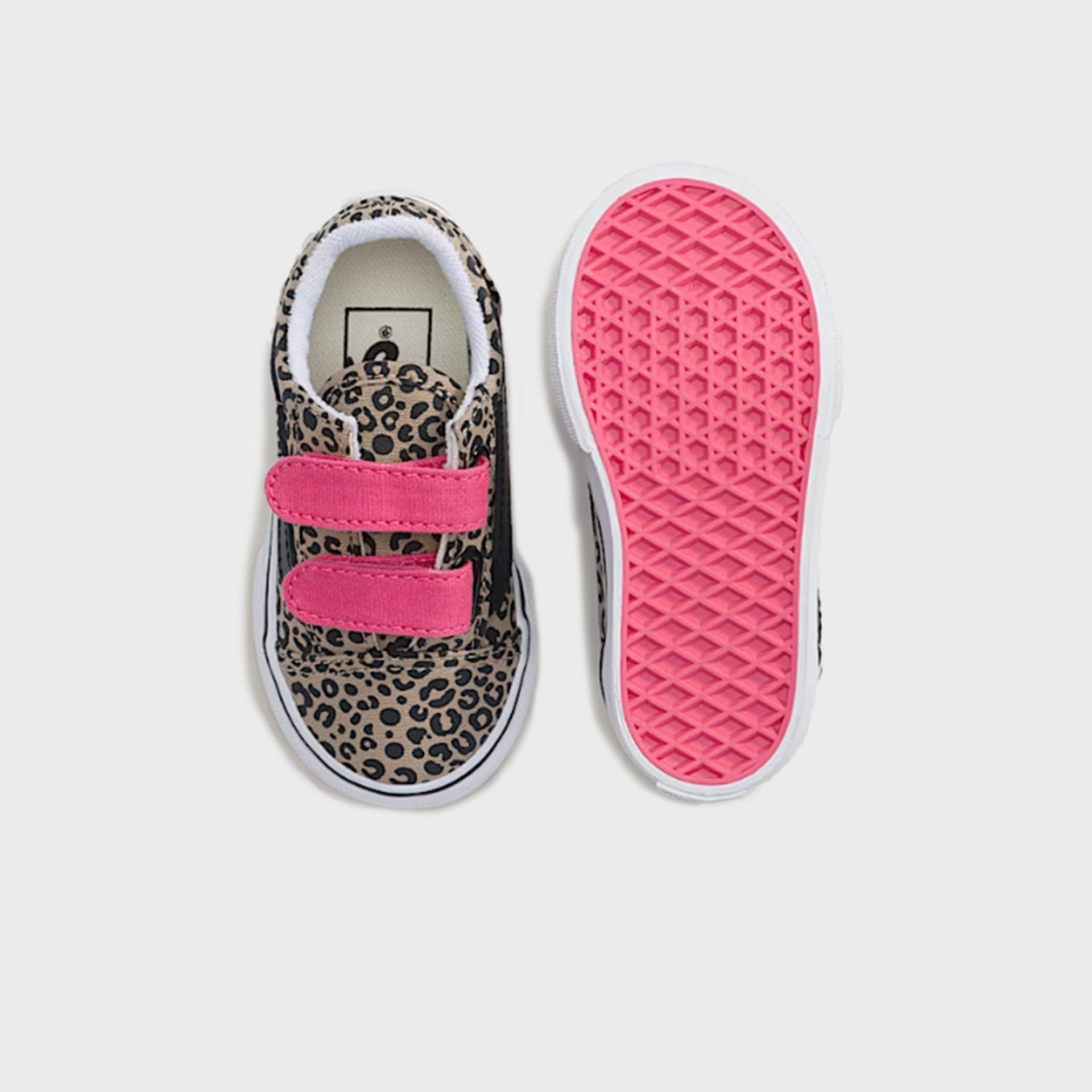 VANS TD Old Skool V - Leopard Pop Incense / Pink Velvet