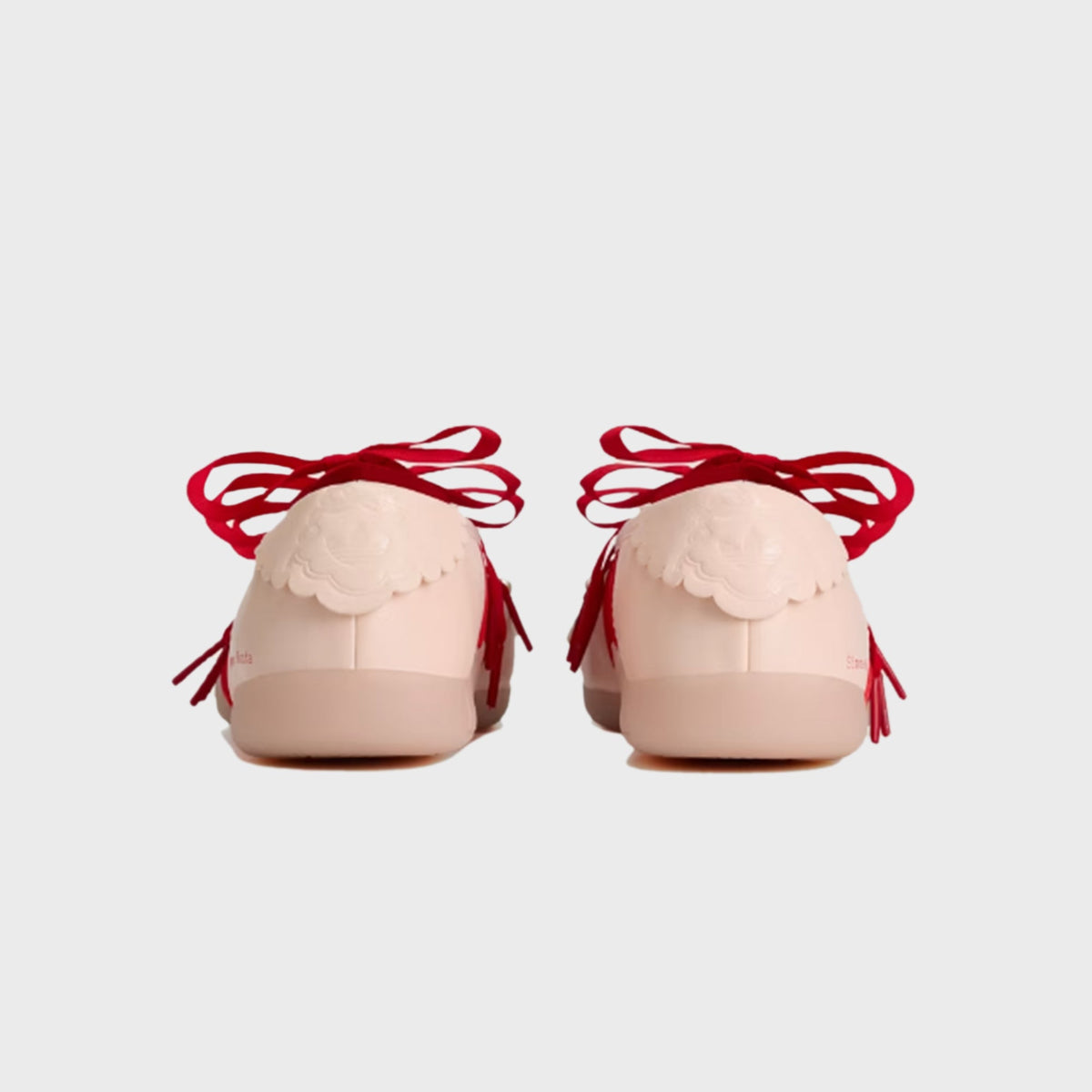 adidas x Simone Rocha WMNS Taekwondo Ballerina Leather - Pink Tint / Better Scarlet
