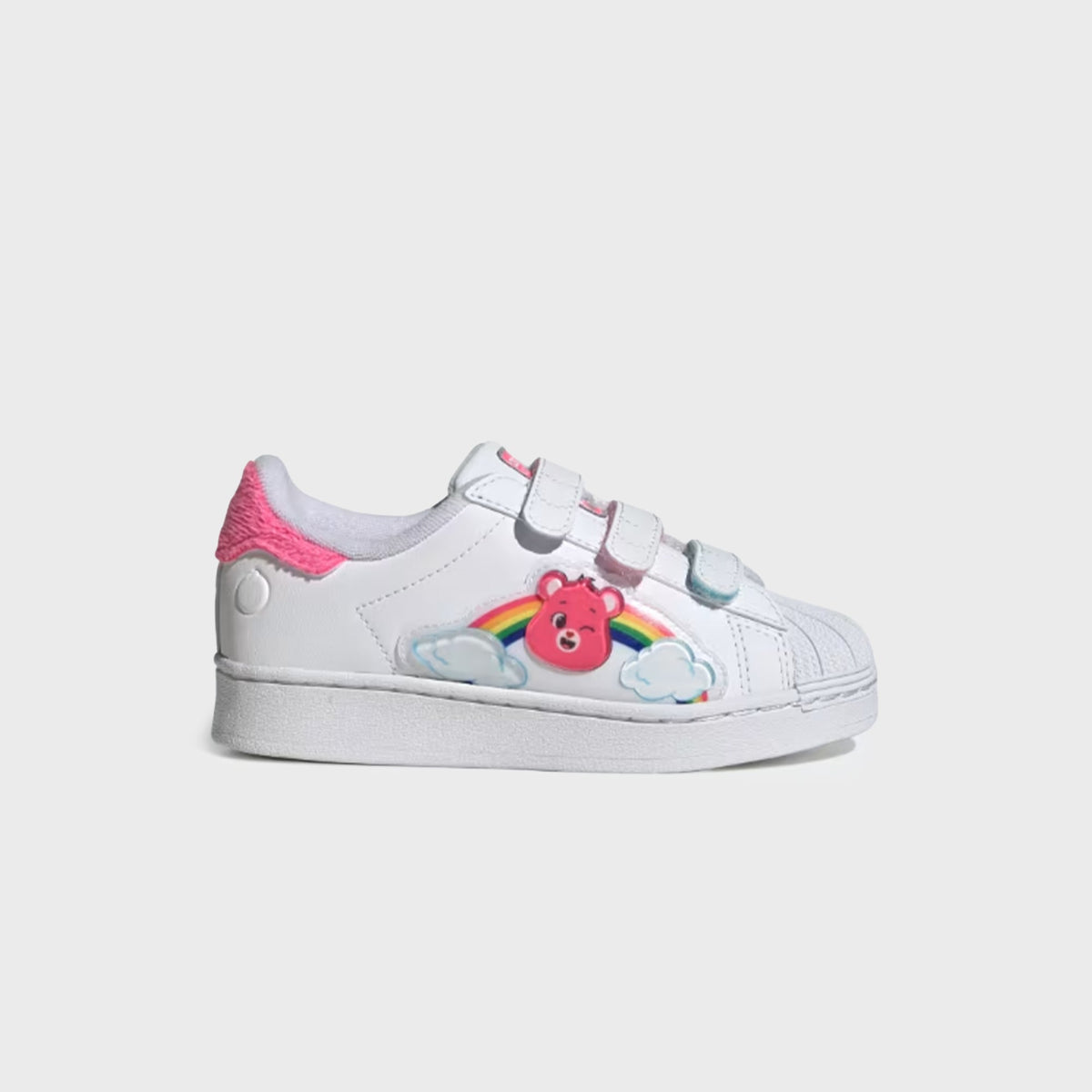 adidas x Care Bears TD Superstar LED Lights Comfort Closure - White / Lucid Pink / Bliss Pink