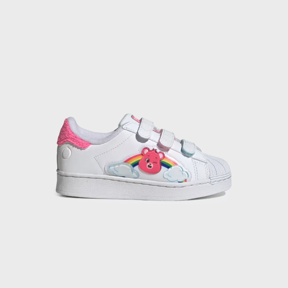 adidas x Care Bears PS Superstar LED Lights Comfort Closure - White / Lucid Pink / Bliss Pink