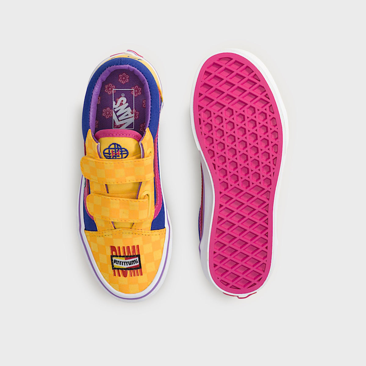 VANS x KPop Demon Hunters PS Old Skool V - Purple / Yellow / Pink