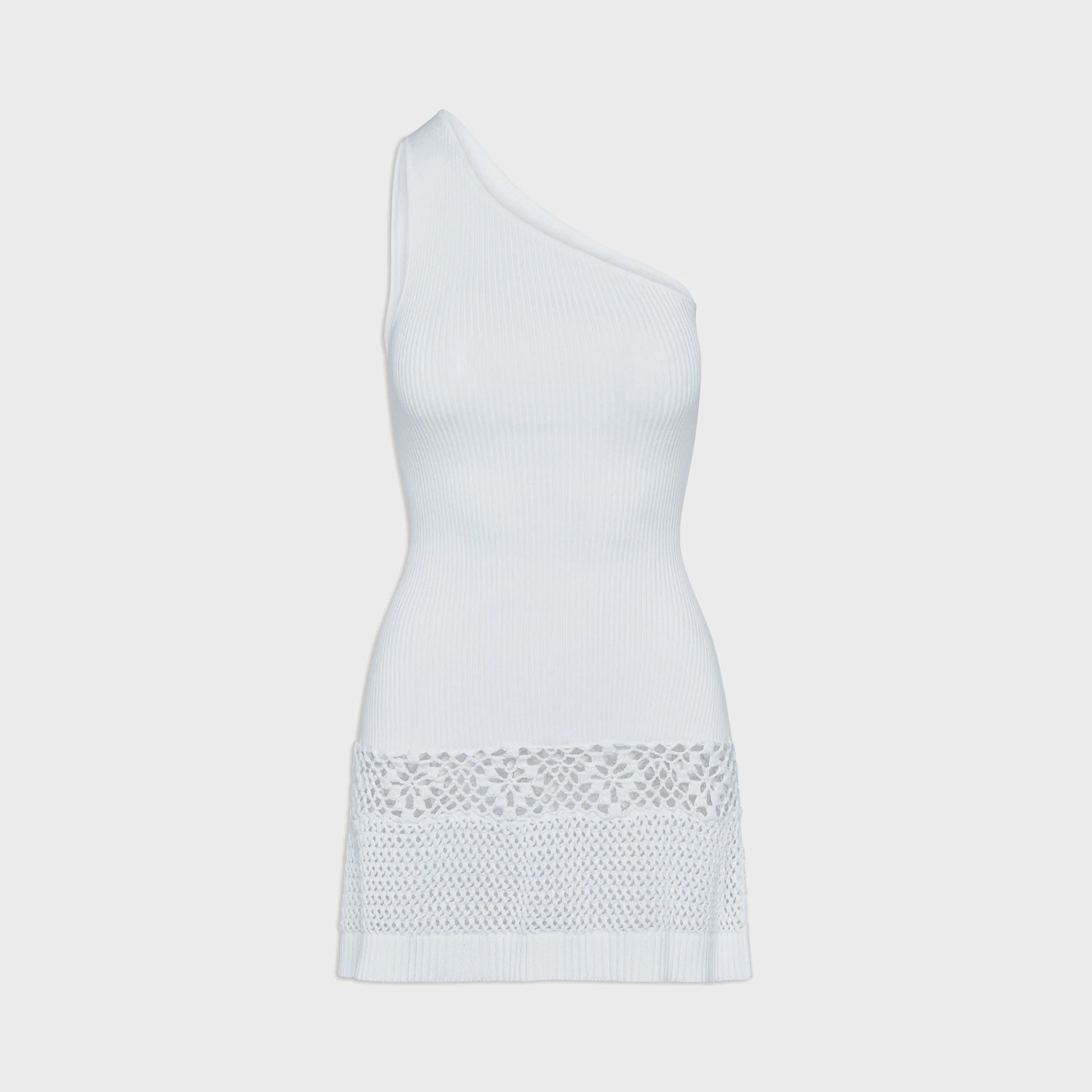 Frankies Bikinis Serenade Crochet Mini Dress - White