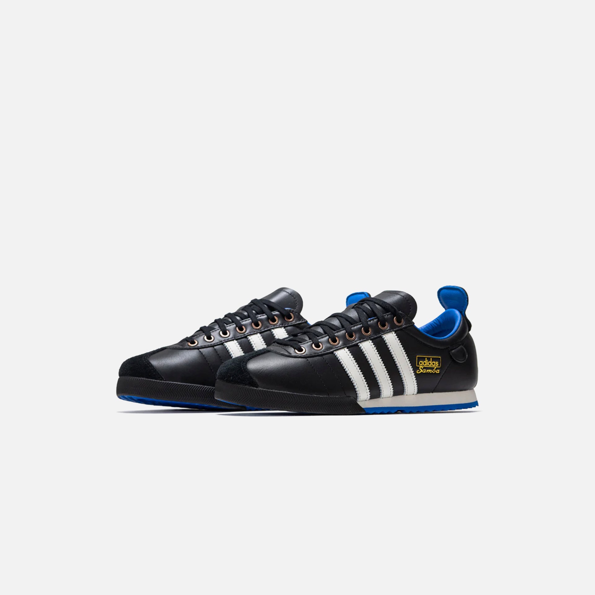 adidas Samba 62 - Core Black / Cloud White / Blue Bird