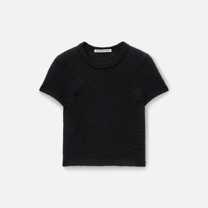 T by Alexander Wang Crew Neck Baby Tee - Sky Black