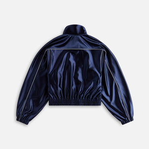 T by Alexander Wang Deconstructed Track Jacket - Navy Grey