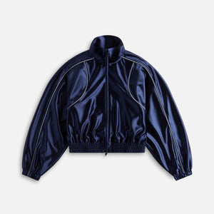 T by Alexander Wang Deconstructed Track Jacket - Navy Grey