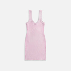 T by Alexander Wang Mini Tank for Dress with Embossed Logo - Pink