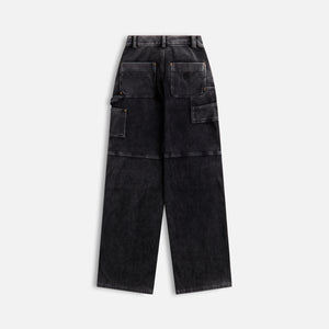 T by Alexander Wang High Waisted Pant with Panel Detail - Black