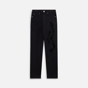 T by Alexander Wang EZ Mr Relaxed Straight Jean - Washed Black