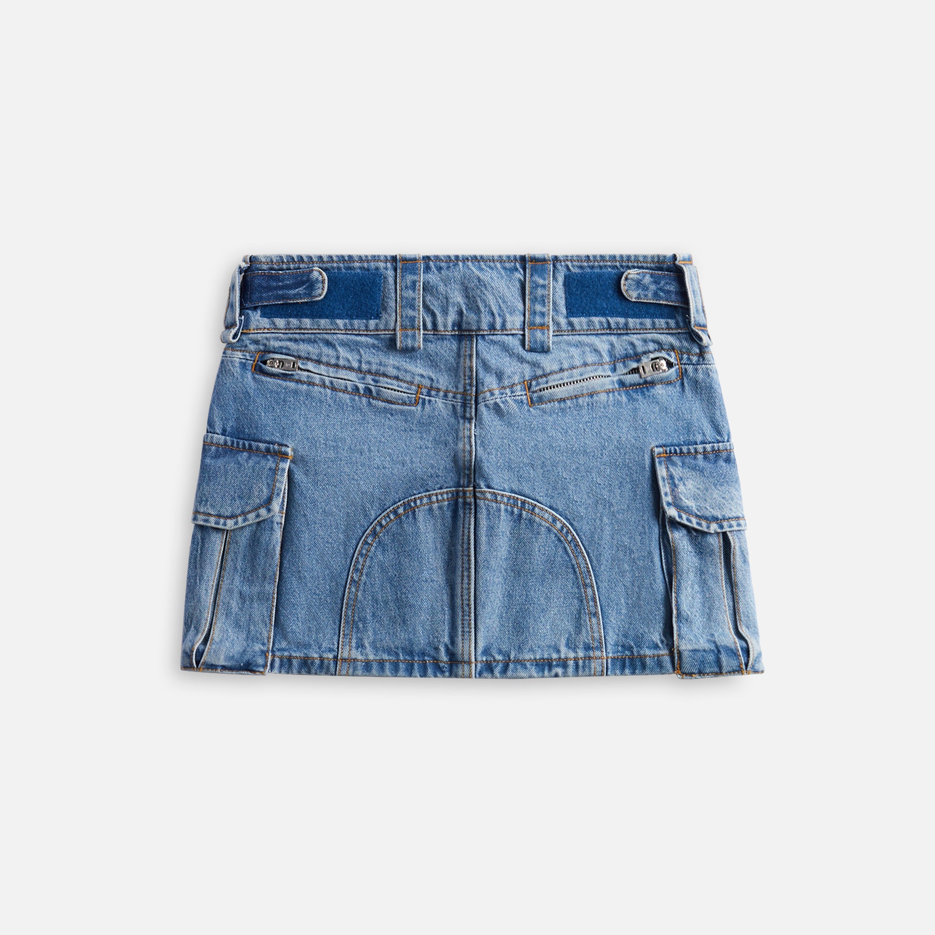 T by Alexander Wang Cargo Pocket Skirt - Vintage Light Indigo