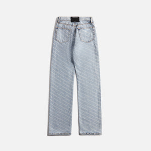 T by Alexander Wang EZ Mid Rise Relaxed Pant - Pebble Bleach