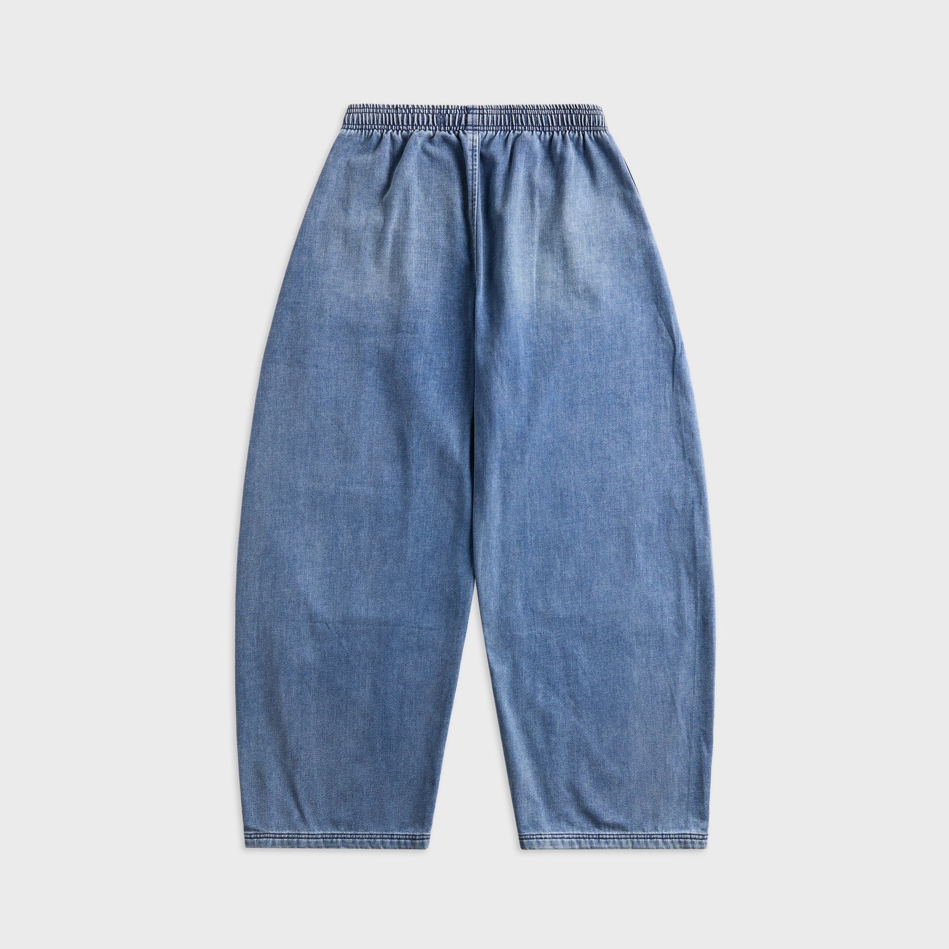 T by Alexander Wang Sweatpant with Elasticated Drawstring Waist in Washed Light Blue