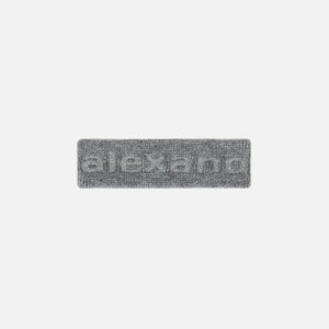 T by Alexander Wang Deboss Headband - Medium Grey Melange