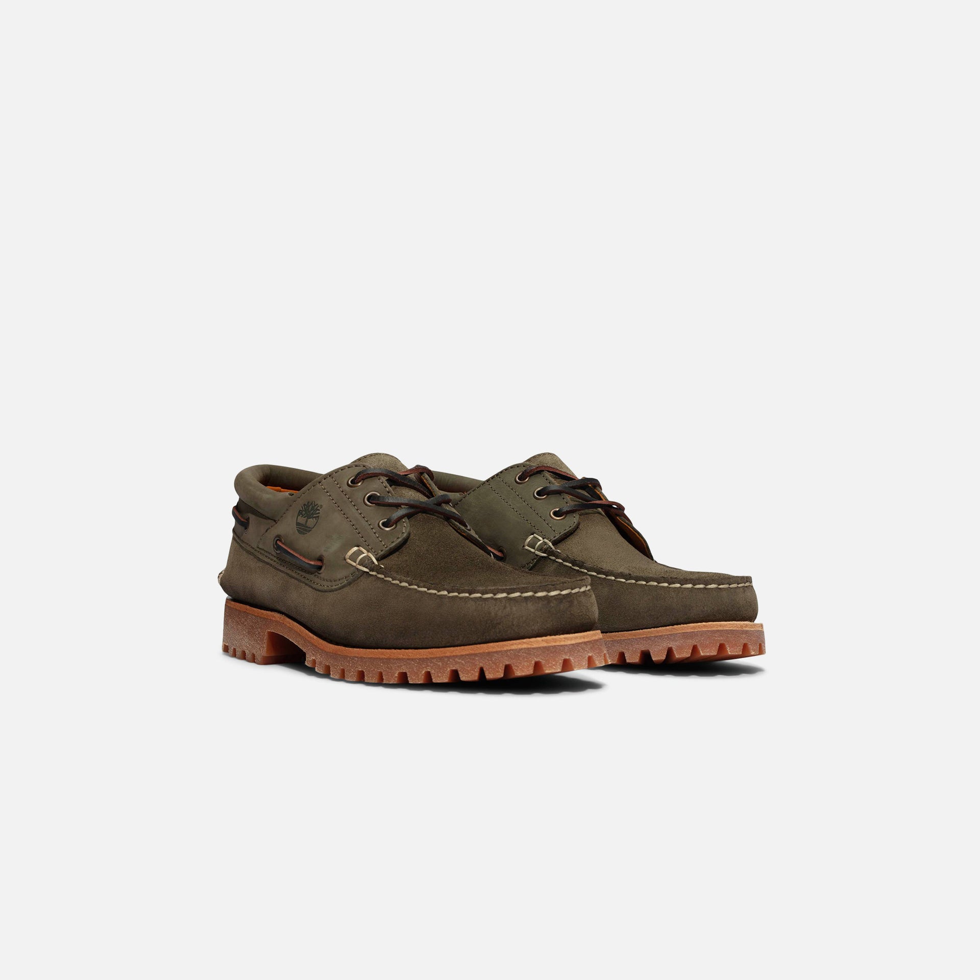 Timberland Authentic 3 Eye Classic Lug - Dark Green Suede