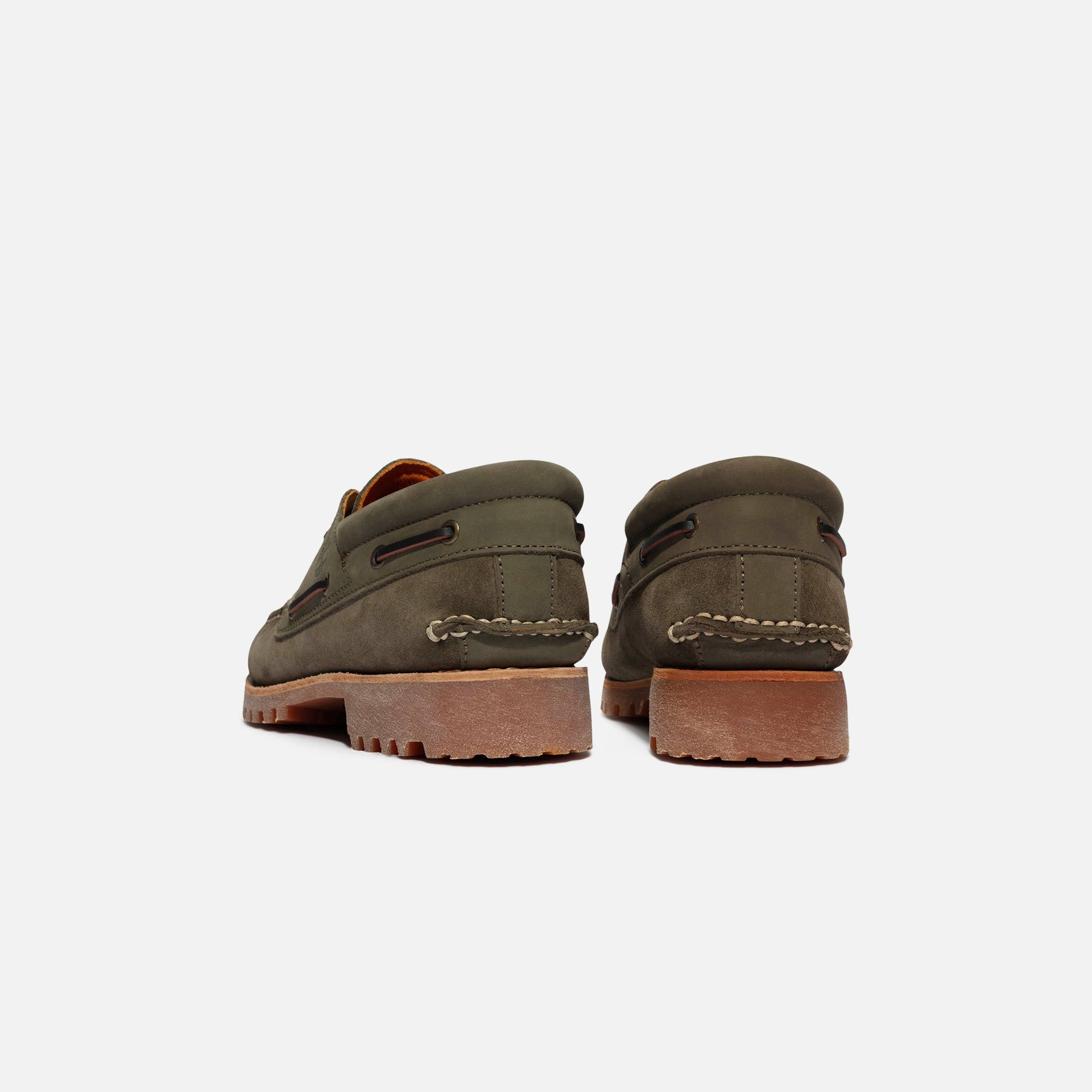 Timberland Authentic 3 Eye Classic Lug - Dark Green Suede