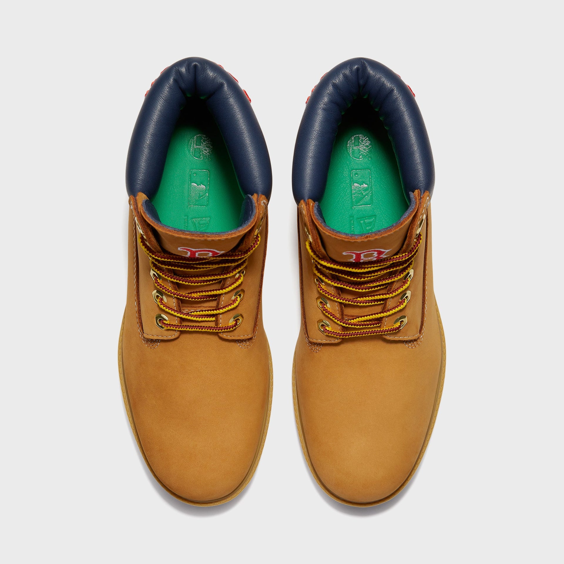 Timberland x New Era Heritage Premium 6-Inch Boston Red Sox Waterproof Boot - Wheat