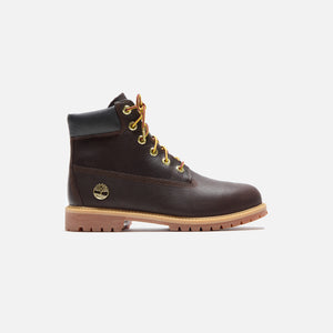 Timberland Youth 6 Inch Lace Up Waterproof Boot - Dark Brown