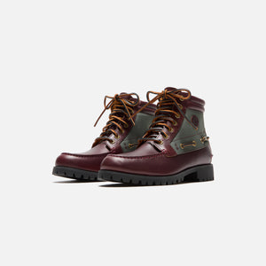 Timberland Britton Road 7-Eye Moc-Toe Lug Boot - Dark Red Full Grain