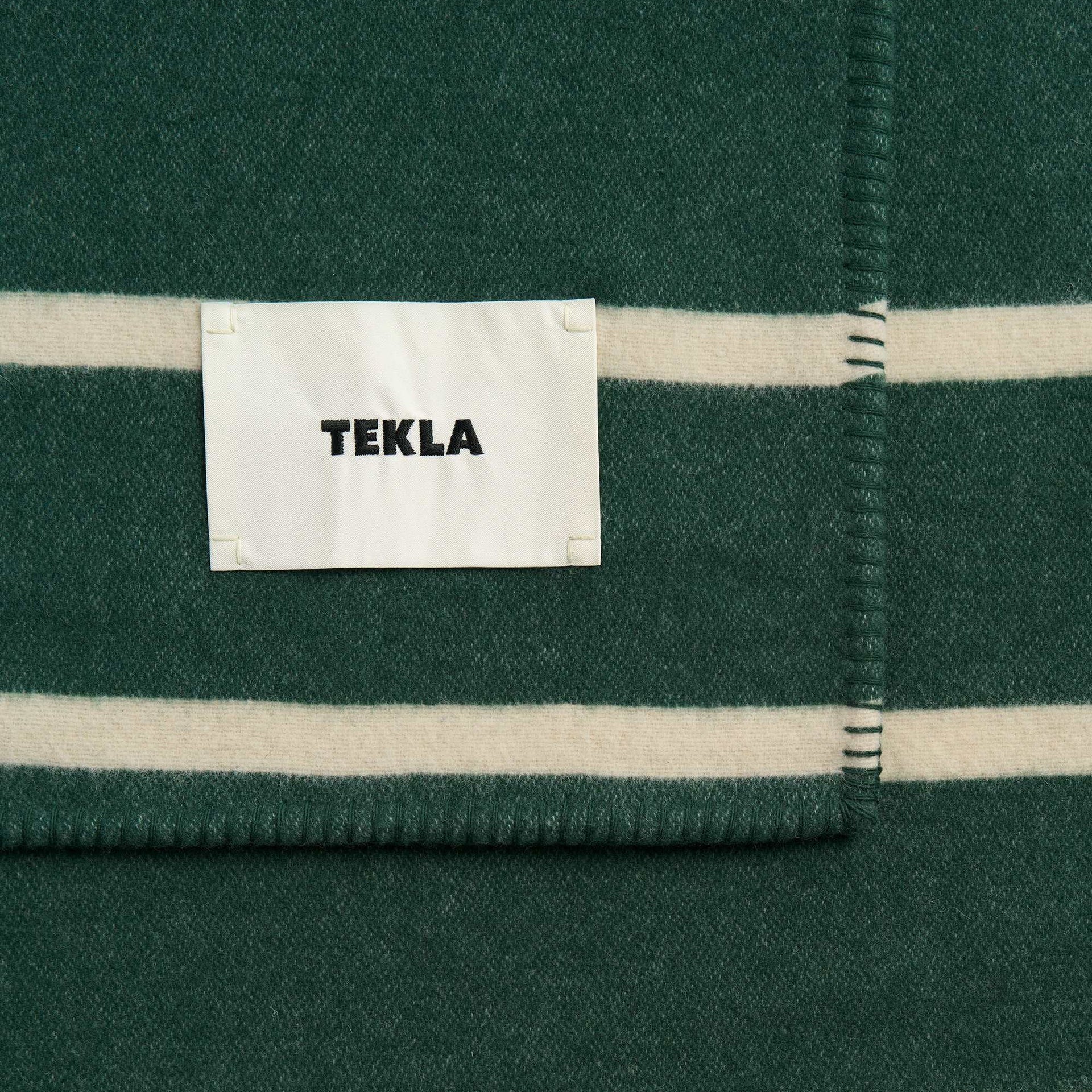 Tekla Lambswool Blanket - Rugby Stripes