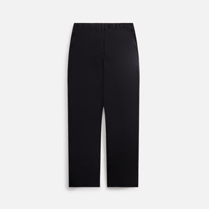 Tekla Poplin Pajama Pants pleated - Black