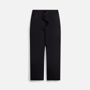 Tekla Poplin Pajama Pants pleated - Black