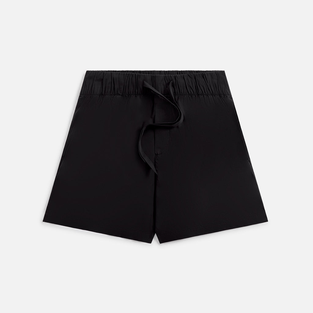 Tekla Poplin Pajama Shorts - Black – Kith