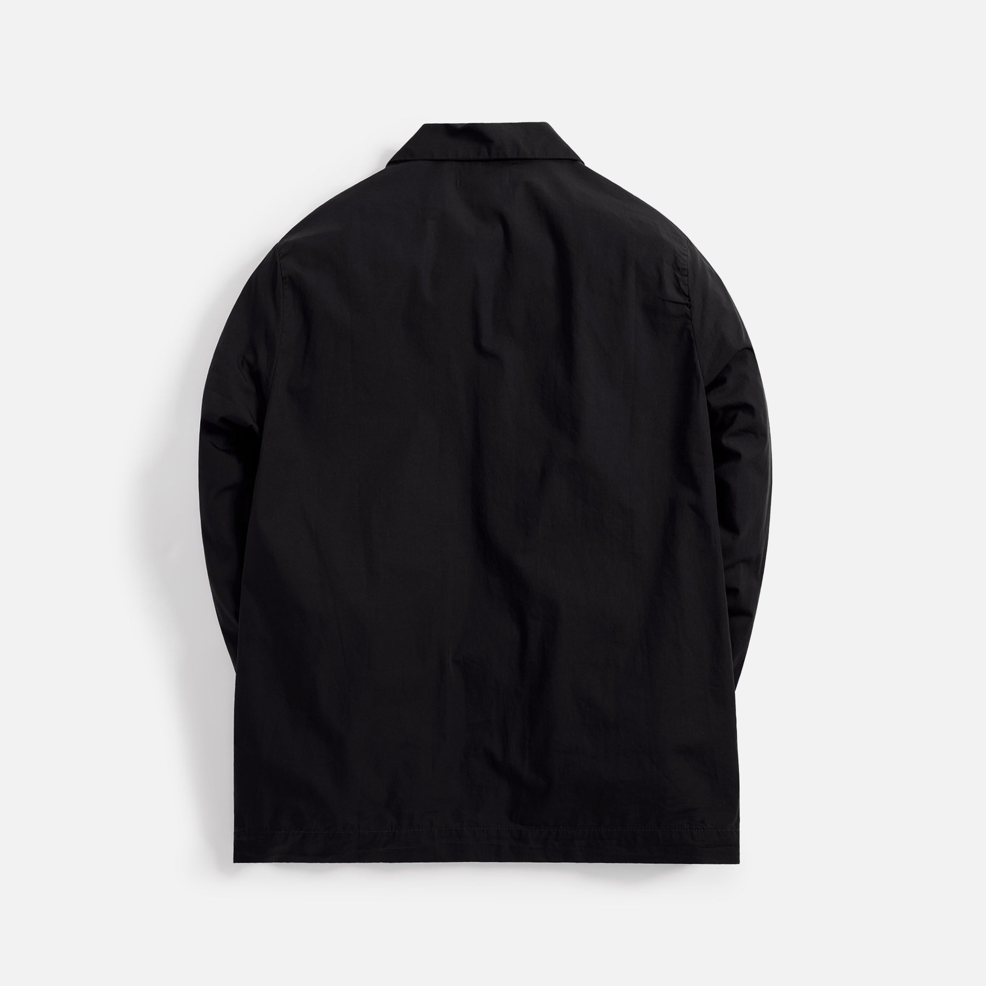 Tekla Poplin Long Sleeve Pajama Shirt - Black