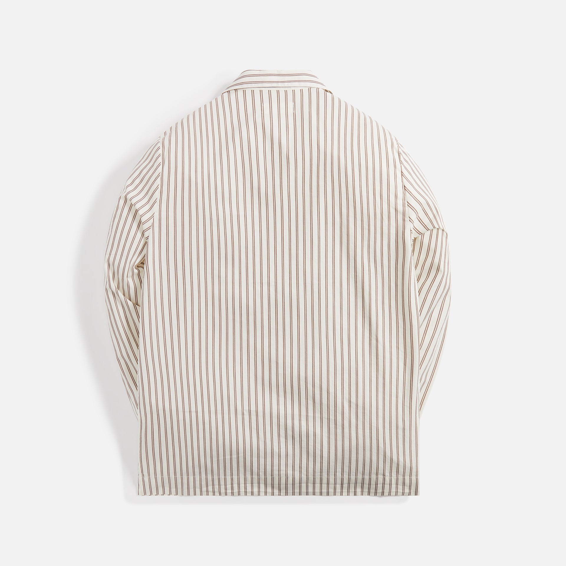 Tekla Poplin Long Sleeve Pajama Shirt - Hopper Stripes