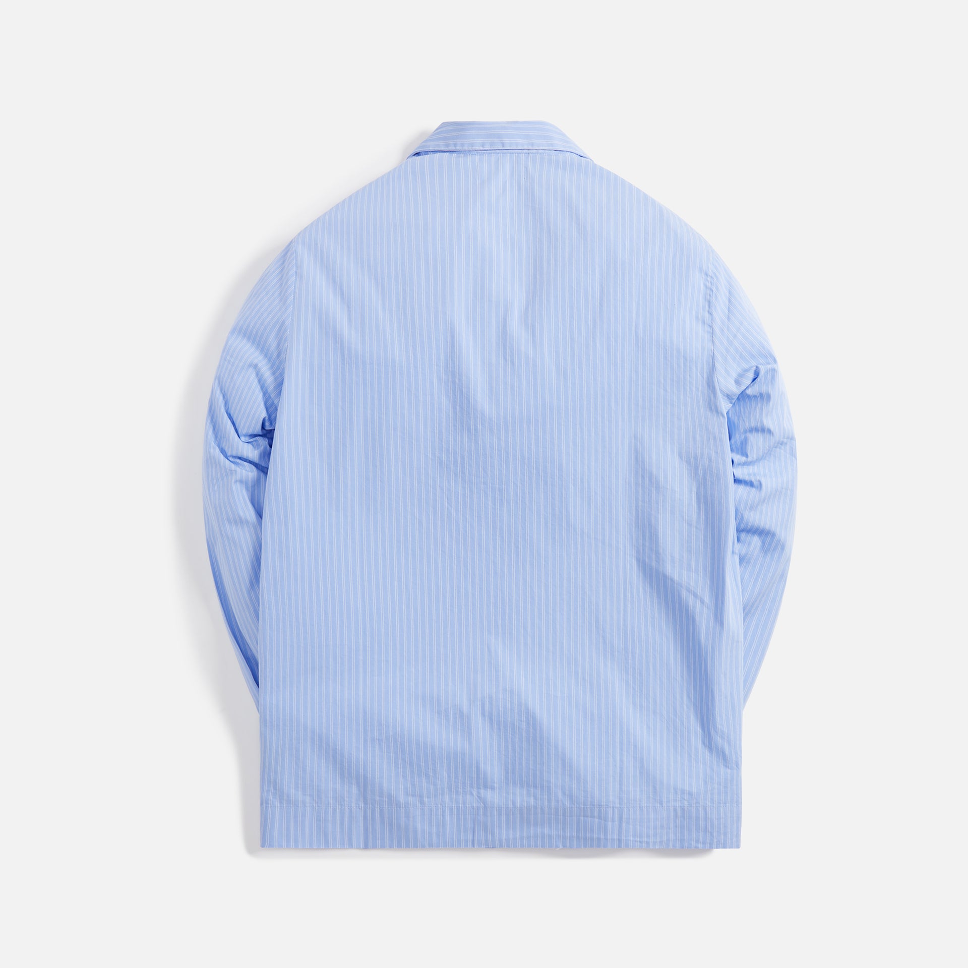 Tekla Poplin Long Sleeve Pajama Shirt - Pin Stripes