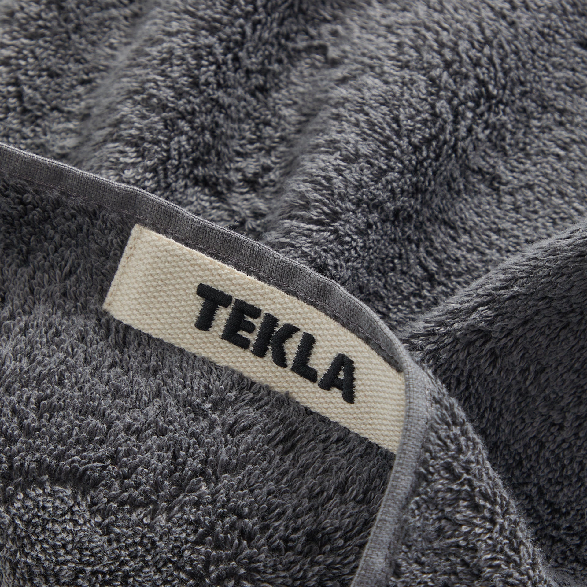 Tekla Guest Towel - Charcoal