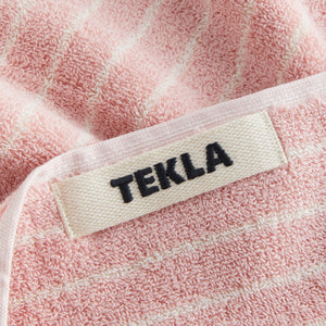 Tekla Hand Towel - Shaded Pink Stripes