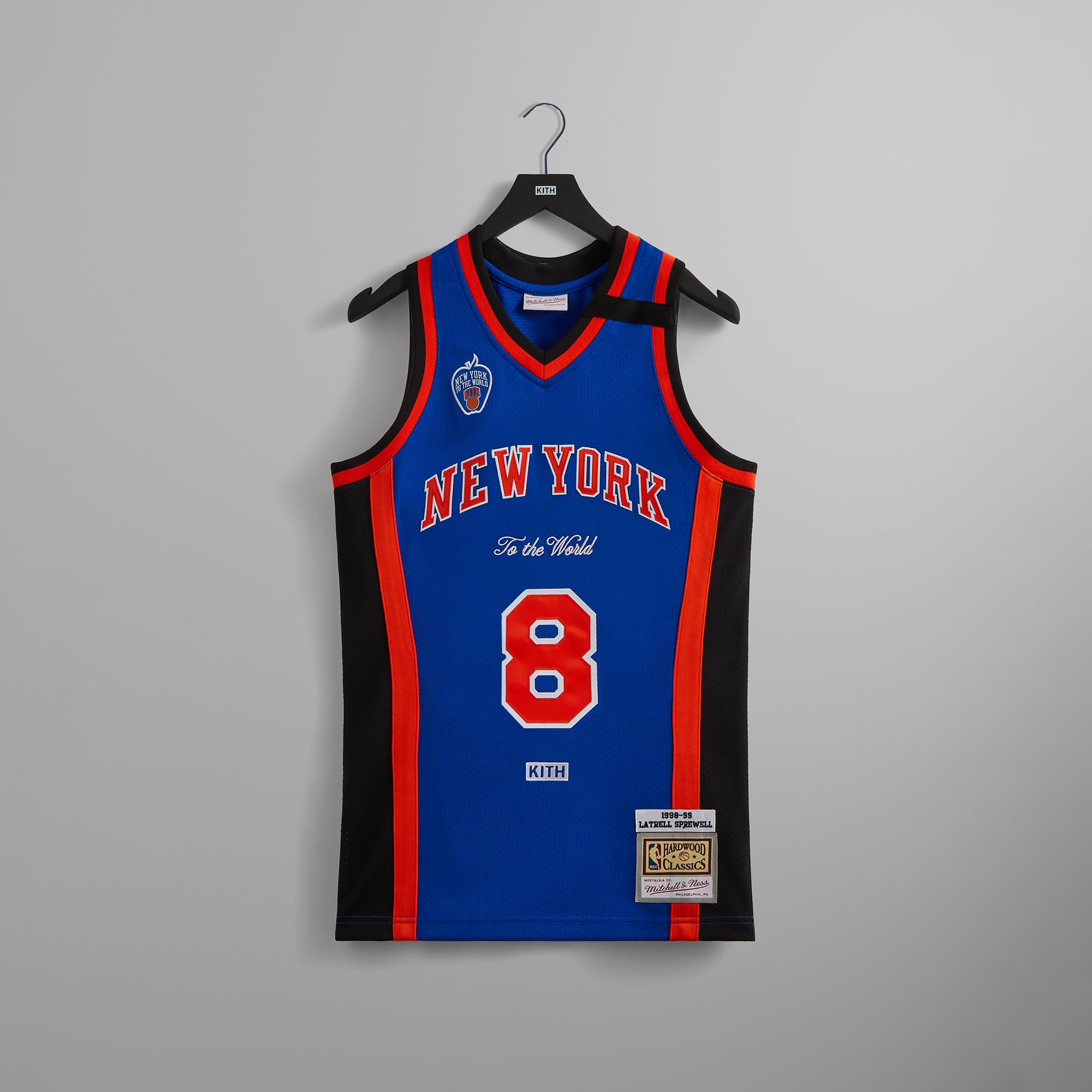 Kith and Mitchell & Ness for the New York Knicks Latrell Sprewell Jers