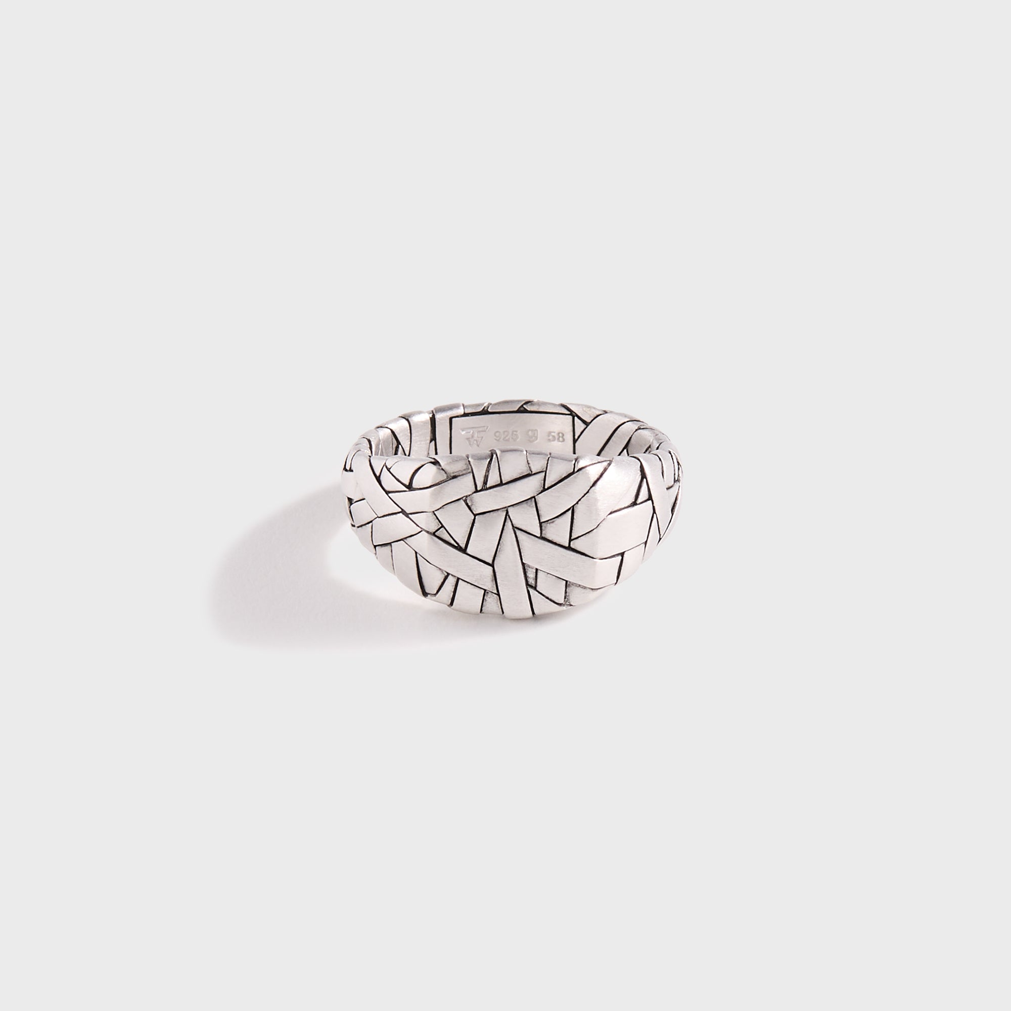 Tom Wood Quilt Small Ring - Silver – Kith