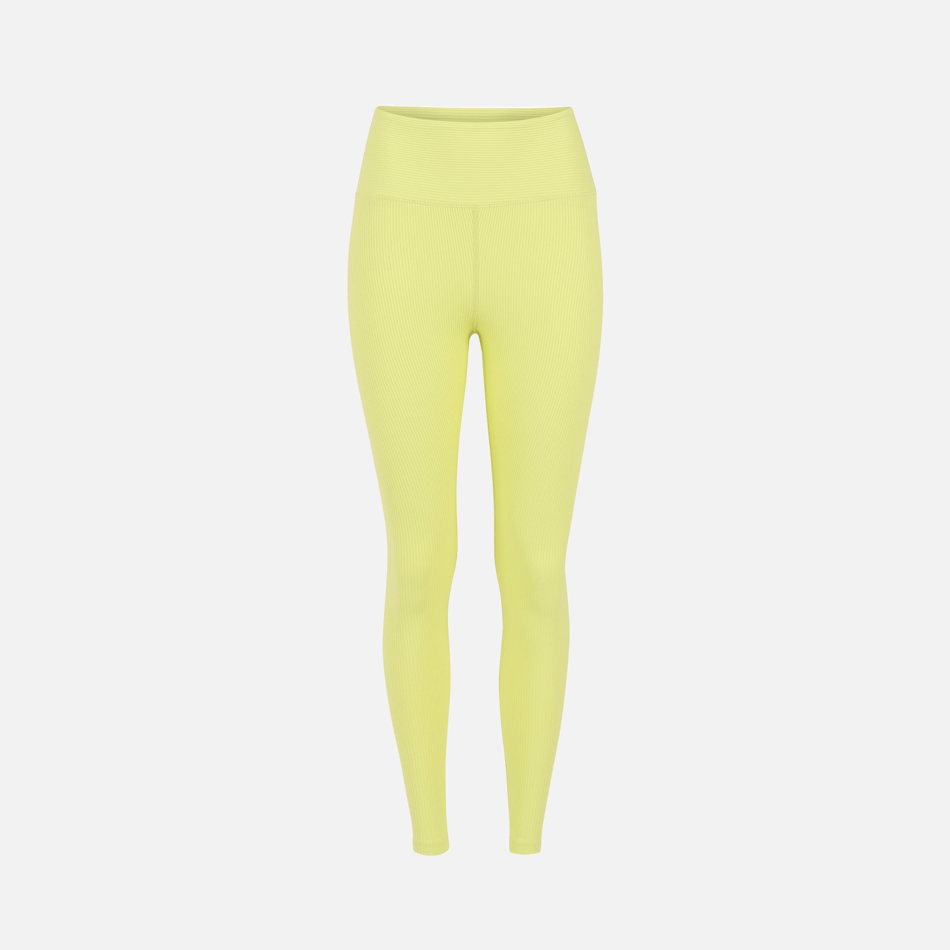 Year of Ours Ribbed High Legging - Cyber Lime