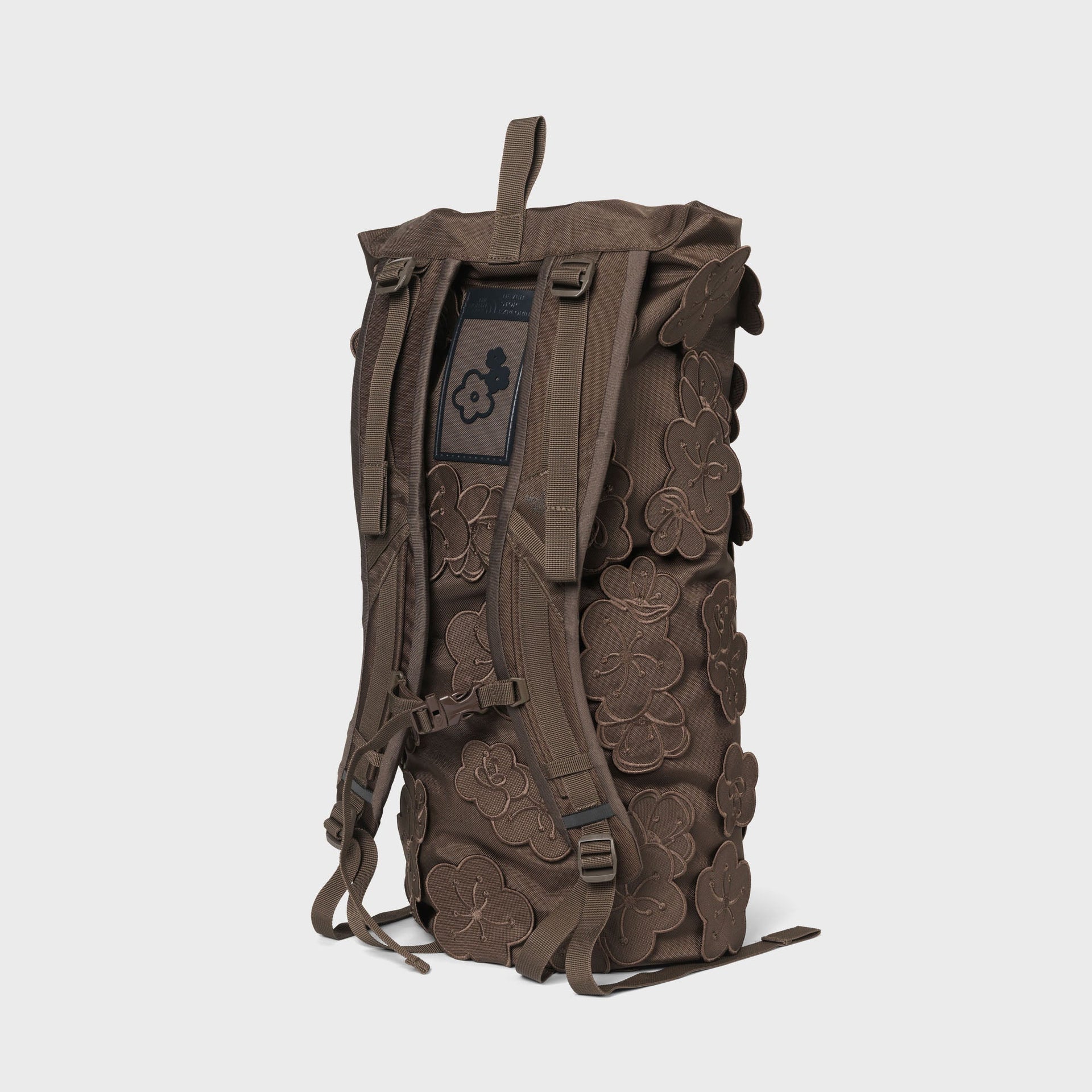 The North Face x Cecilie Bahnsen Floral Appliqué Backpack - Soil Brown