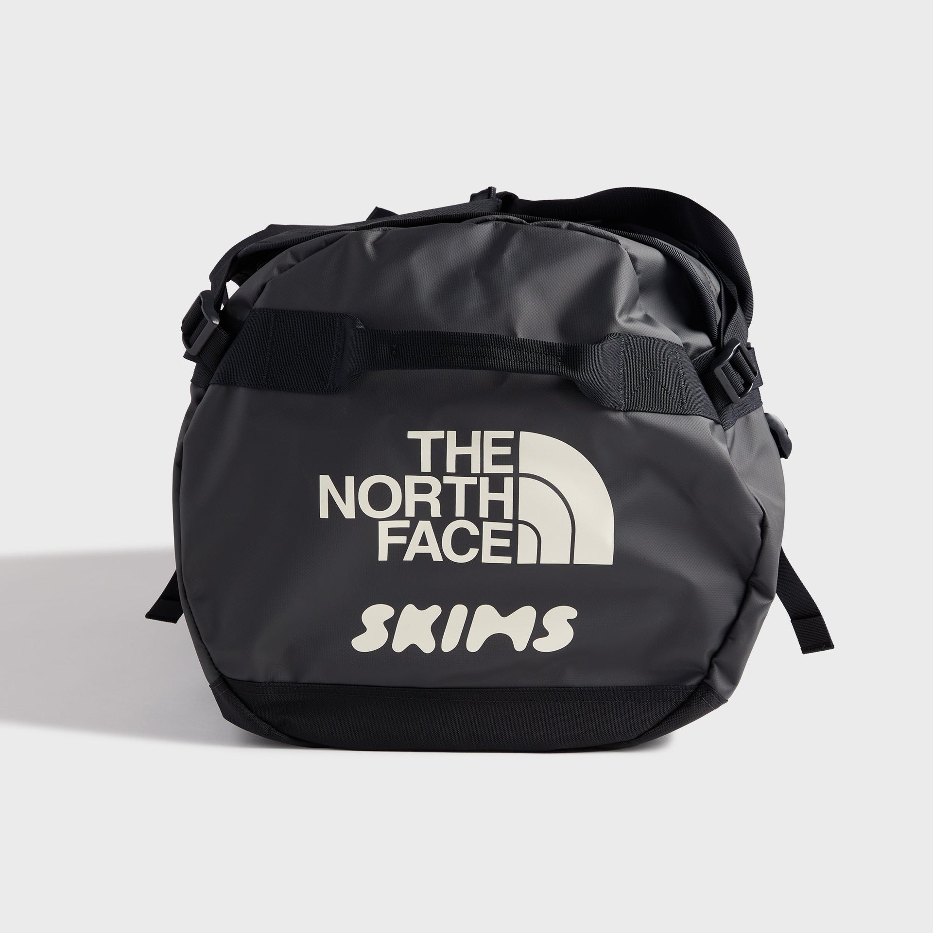 duffel bag backpack north face The North Face X Skims Base Camp Large Woven Duffle Bag