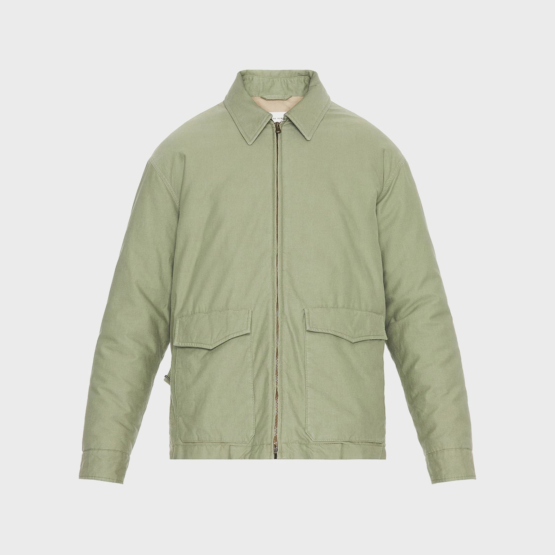 The Row Justo Cotton Cashmere Jacket - Fossil