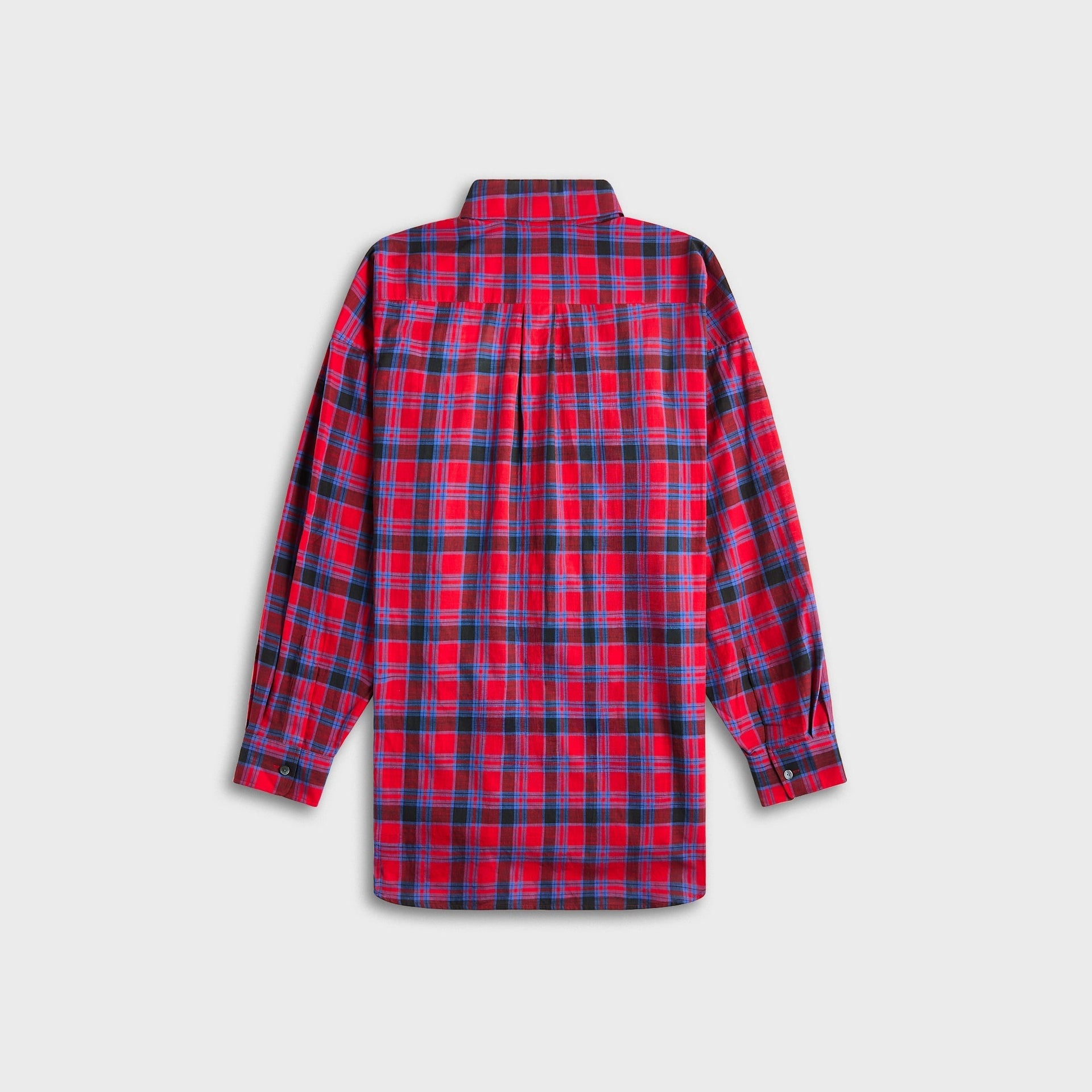 The Row Lancaster Shirt in Red / Blue