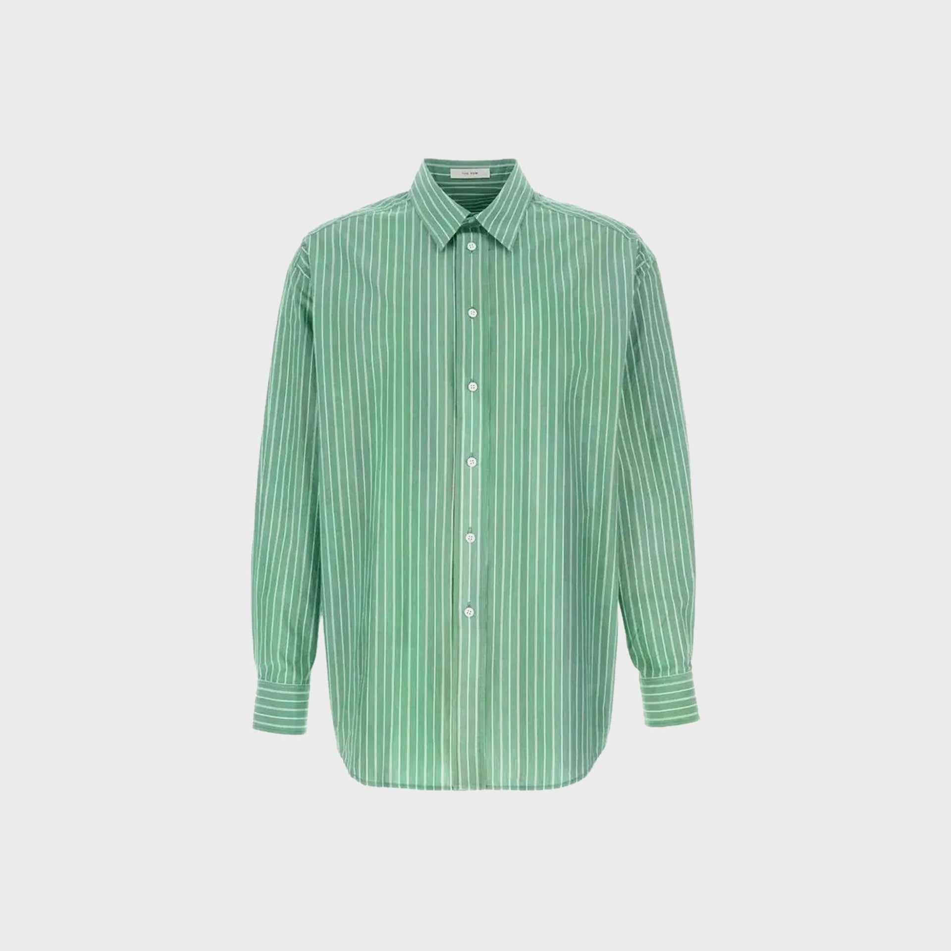 The Row Miller Shirt - Green / White