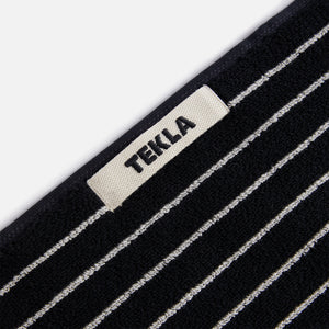 Tekla Bath Towel - Black Stripes