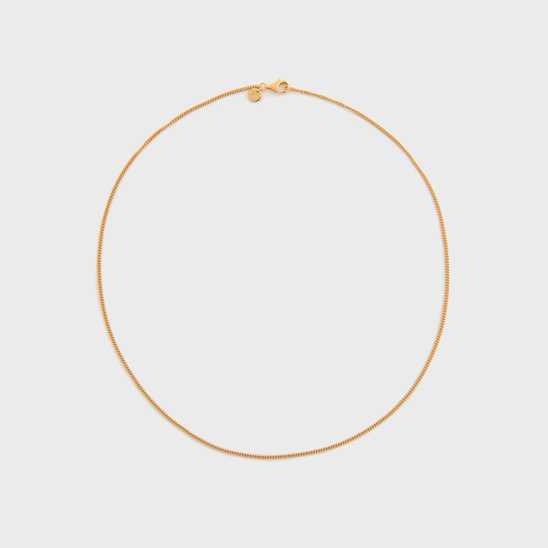 Tom Wood Curb Chain Slim - Gold