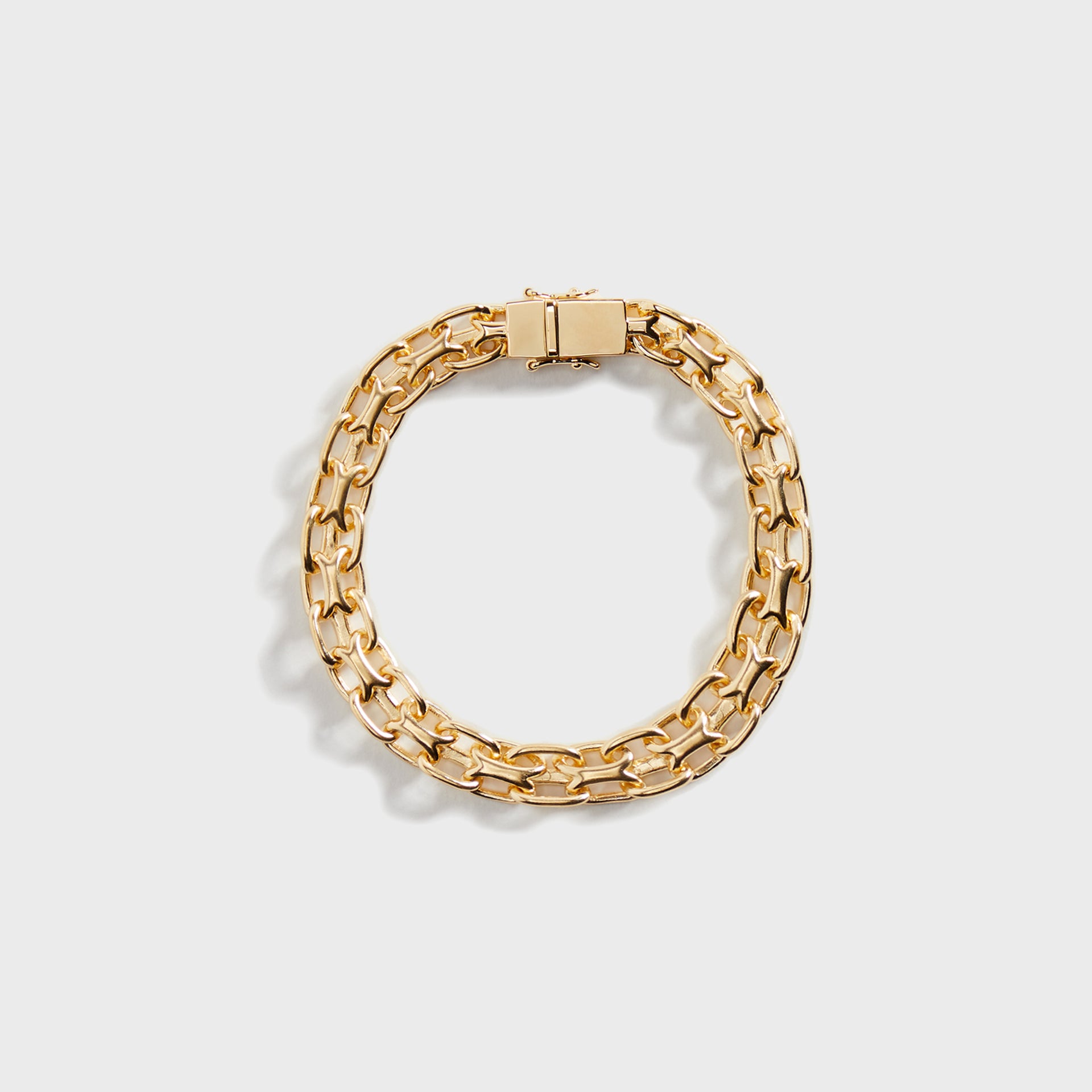 Tom Wood Vintage Bracelet 925 Sterling Silver / 9K Gold 7.0 - Gold