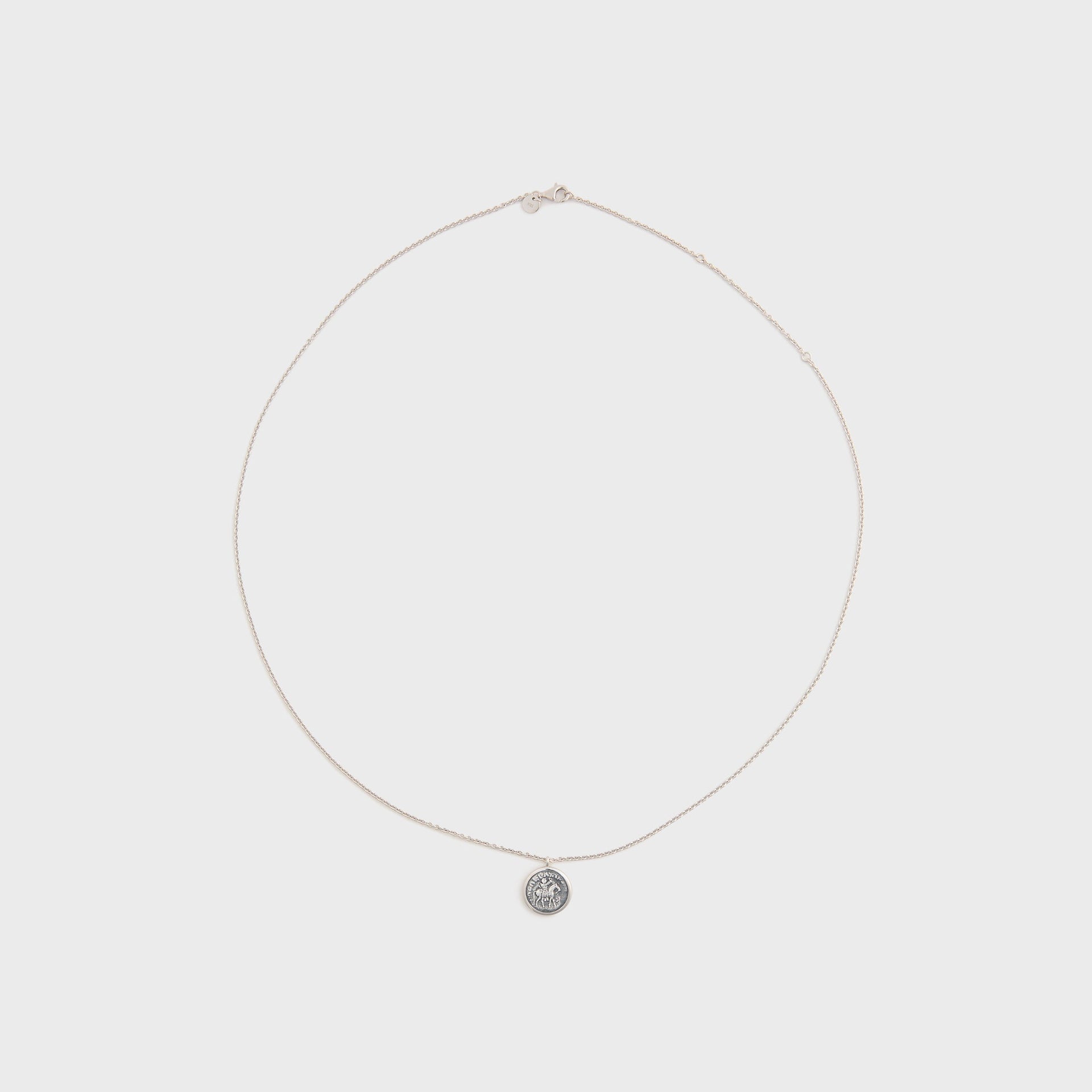 Tom Wood Coin Pendant - Silver