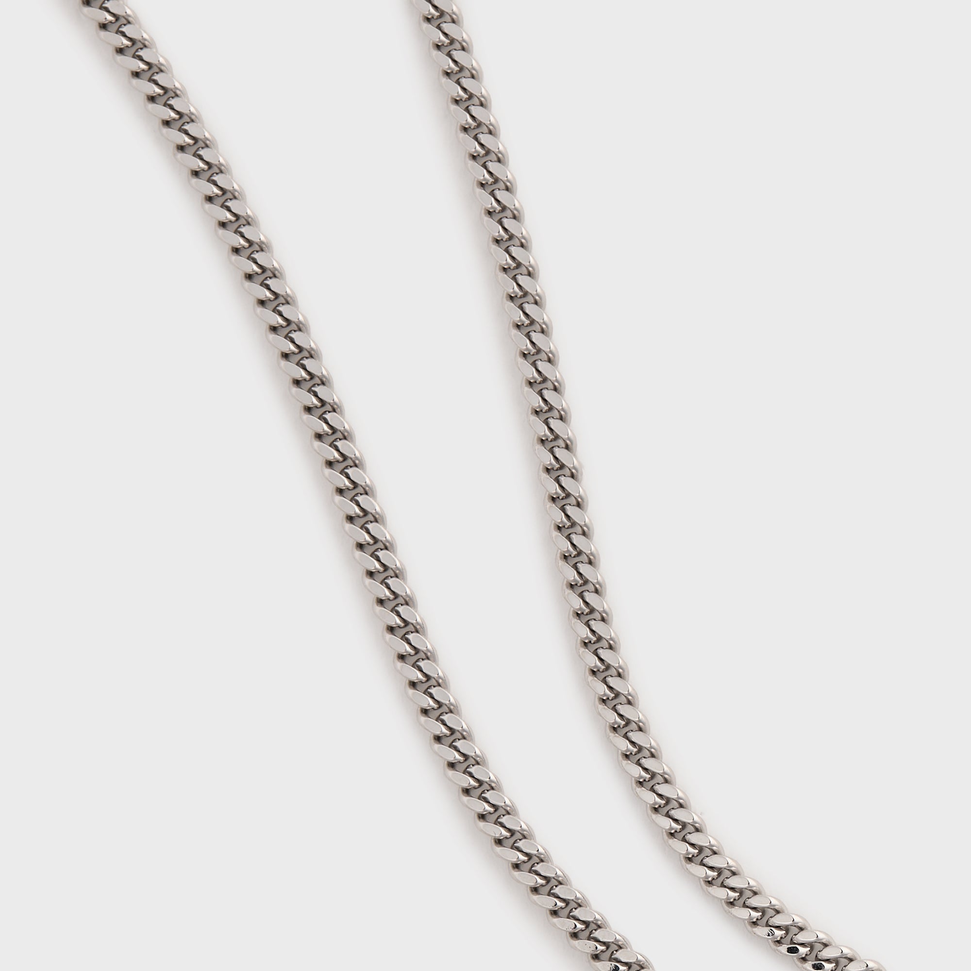 TOM WOOD （トムウッド） Curb Chain Silver Tom Wood Curb Chain - Silver – Kith